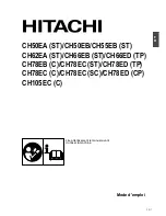 Предварительный просмотр 14 страницы Hitachi CH 50EB Owner'S Manual