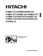 Предварительный просмотр 26 страницы Hitachi CH 50EB Owner'S Manual