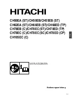 Предварительный просмотр 38 страницы Hitachi CH 50EB Owner'S Manual