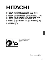 Предварительный просмотр 62 страницы Hitachi CH 50EB Owner'S Manual