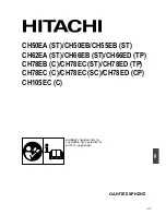 Предварительный просмотр 86 страницы Hitachi CH 50EB Owner'S Manual