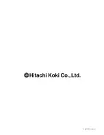 Предварительный просмотр 98 страницы Hitachi CH 50EB Owner'S Manual