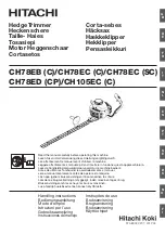 Preview for 1 page of Hitachi CH 78ED (CP) Handling Instructions Manual