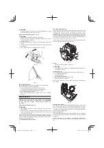 Предварительный просмотр 8 страницы Hitachi CH22EPA Handling Instructions Manual