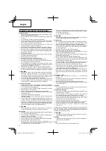 Предварительный просмотр 6 страницы Hitachi CH27EPAP Handling Instructions Manual