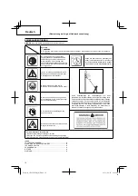 Preview for 10 page of Hitachi CH27EPAP Handling Instructions Manual