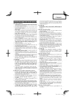 Предварительный просмотр 19 страницы Hitachi CH27EPAP Handling Instructions Manual