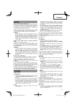 Предварительный просмотр 21 страницы Hitachi CH27EPAP Handling Instructions Manual