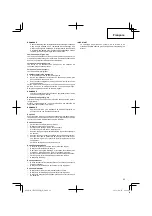 Предварительный просмотр 23 страницы Hitachi CH27EPAP Handling Instructions Manual