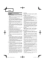 Предварительный просмотр 26 страницы Hitachi CH27EPAP Handling Instructions Manual