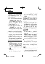 Предварительный просмотр 28 страницы Hitachi CH27EPAP Handling Instructions Manual