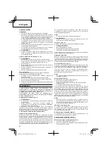 Предварительный просмотр 50 страницы Hitachi CH27EPAP Handling Instructions Manual