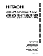 Предварительный просмотр 1 страницы Hitachi CH55EPAS Owner'S Manual