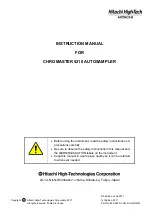 Preview for 771 page of Hitachi CHROMASTER 5160 Instruction Manual