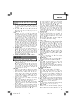 Предварительный просмотр 13 страницы Hitachi CJ 10DL Handling Instructions Manual