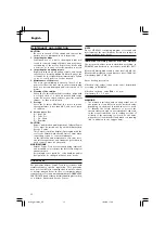 Предварительный просмотр 16 страницы Hitachi CJ 10DL Handling Instructions Manual