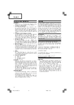 Предварительный просмотр 24 страницы Hitachi CJ 10DL Handling Instructions Manual