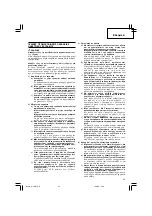 Предварительный просмотр 25 страницы Hitachi CJ 10DL Handling Instructions Manual