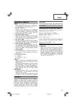 Предварительный просмотр 41 страницы Hitachi CJ 10DL Handling Instructions Manual