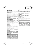 Предварительный просмотр 65 страницы Hitachi CJ 10DL Handling Instructions Manual