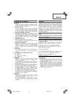 Предварительный просмотр 73 страницы Hitachi CJ 10DL Handling Instructions Manual