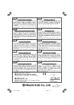 Предварительный просмотр 96 страницы Hitachi CJ 10DL Handling Instructions Manual