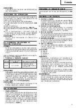 Preview for 9 page of Hitachi CJ 110MW Handling Instructions Manual