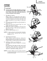 Preview for 13 page of Hitachi CJ 120V Safety Instructions And Instruction Manual