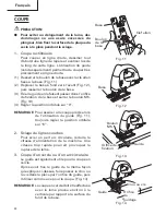 Preview for 30 page of Hitachi CJ 120V Safety Instructions And Instruction Manual