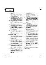 Предварительный просмотр 4 страницы Hitachi CJ 14DL Safety & Instruction Manual