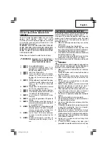 Предварительный просмотр 7 страницы Hitachi CJ 14DL Safety & Instruction Manual