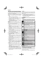 Preview for 4 page of Hitachi CJ 14DSL Handling Instructions Manual