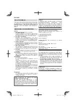 Preview for 62 page of Hitachi CJ 14DSL Handling Instructions Manual