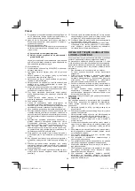 Preview for 96 page of Hitachi CJ 14DSL Handling Instructions Manual