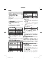 Предварительный просмотр 4 страницы Hitachi CJ 160v Handing Instructions