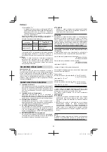 Предварительный просмотр 20 страницы Hitachi CJ 160v Handing Instructions