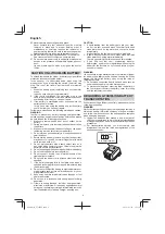 Preview for 4 page of Hitachi CJ 18DGL Handling Instructions Manual