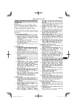 Preview for 115 page of Hitachi CJ 18DGL Handling Instructions Manual