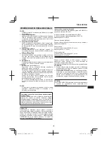 Preview for 135 page of Hitachi CJ 18DGL Handling Instructions Manual