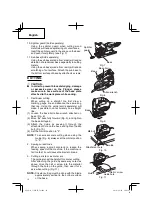 Предварительный просмотр 10 страницы Hitachi CJ 90VST Instruction And Safety Manual