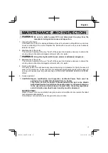 Предварительный просмотр 13 страницы Hitachi CJ 90VST Instruction And Safety Manual