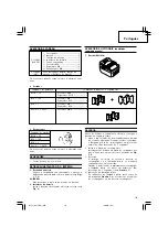 Preview for 71 page of Hitachi CL 10D2 Handling Instructions Manual