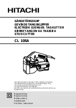 Hitachi CL 10SA Handling Instructions Manual предпросмотр