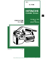 Preview for 1 page of Hitachi CL 10SA Technical Data And Service Manual