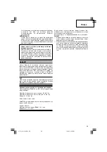 Preview for 81 page of Hitachi CL 14DSL Handling Instructions Manual