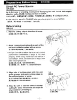 Preview for 4 page of Hitachi CL-8800 B Instructions Manual