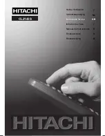 Preview for 1 page of Hitachi CL2143S Instruction Manual