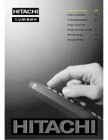 Hitachi CL32W460AN User Manual preview