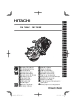 Hitachi CM 75EAP Handling Instructions Manual preview