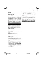 Preview for 11 page of Hitachi CM 9SR Handling Instructions Manual